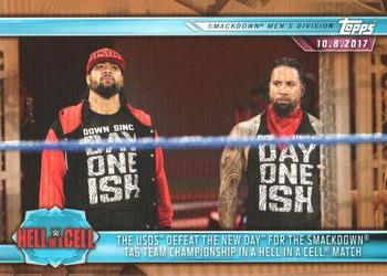 The Usos Defeat The New Day for the SmackDown Tag Team Championship in a Hell in a Cell Match