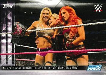 Natalya Teams with Charlotte Flair &amp; Becky Lynch Against Team Bella