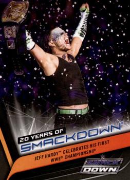 Jeff Hardy Celebrates His First WWE Championship