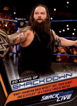 WWE Champion Bray Wyatt def. John Cena and AJ Styles in a Triple Threat Match