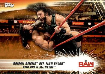 Roman Reigns def. Finn Bálor and Drew McIntyre 