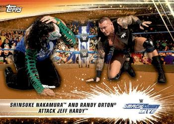 Shinsuke Nakamura and Randy Orton Attack Jeff Hardy 