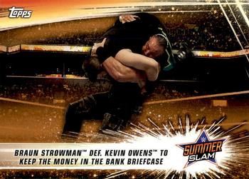 Braun Strowman def. Kevin Owens to Keep the Money in the Bank Briefcase 
