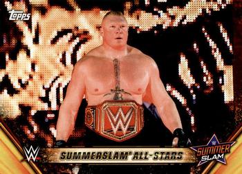 Universal Champion Brock Lesnar def. Samoa Joe, Braun Strowman and Roman Reigns 