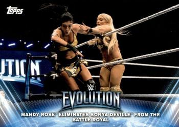 Mandy Rose Eliminates Sonya Deville from the Battle Royal 