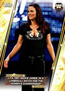 Lita def. Mickie James in a Lumberjill Match for the Women's Championship 