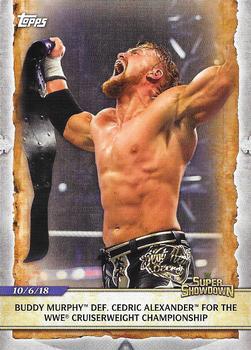 Buddy Murphy Def. Cedric Alexander for the WWE Cruiserweight Championship 