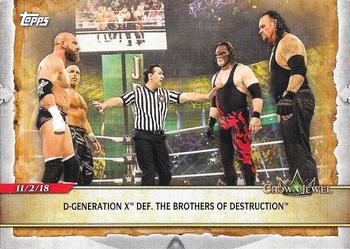 D-Generation X Def. The Brothers of Destruction 
