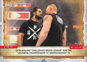 Seth Rollins Challenges Brock Lesnar for the Universal Championship at Wrestlemania
