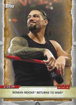 Roman Reigns Returns to