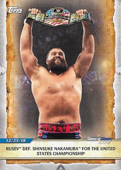 Rusev Def. Shinsuke Nakamura for the United States Championship 