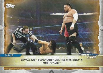 Samoa Joe &amp; Andrade Def. Rey Mysterio &amp; Mustafa Ali 