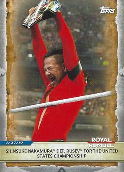 Shinsuke Nakamura Def. Rusev for the United States Championship 