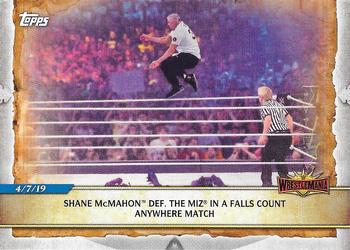 Shane McMahon Def. The Miz in a Falls Count Anywhere Match 