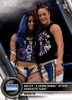 Bayley &amp; Sasha Banks Attack Charlotte Flair 