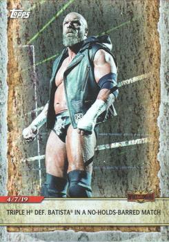Triple H Def. Batista in a No-Holds-Barred Match 