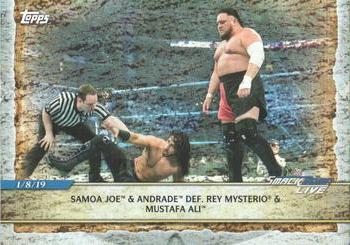 Samoa Joe &amp; Andrade Def. Rey Mysterio &amp; Mustafa Ali 
