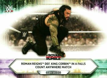 Roman Reigns def. King Corbin in a Falls Count Anywhere Match