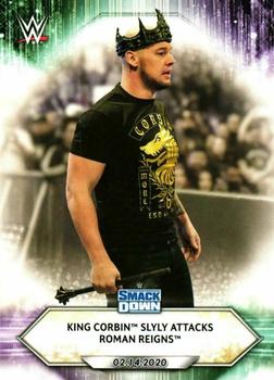 King Corbin Slyly Attacks Roman Reigns