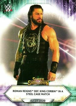 Roman Reigns def. King Corbin in a Steel Cage Match