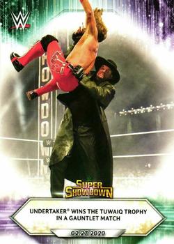 Undertaker Wins the Tuwaiq Trophy in a Gauntlet Match