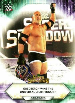 Goldberg Wins the Universal Championship