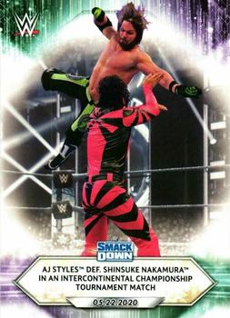 AJ Styles def. Shinsuke Nakamura in an Intercontinental Championship Tournament Match