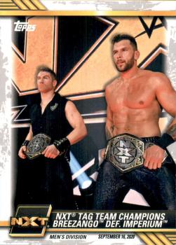 NXT Tag Team Champions Breezango def. Imperium