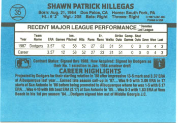 Card back