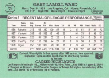 Card back