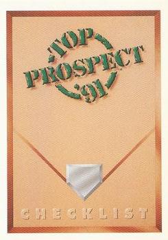 Top Prospect Checklist