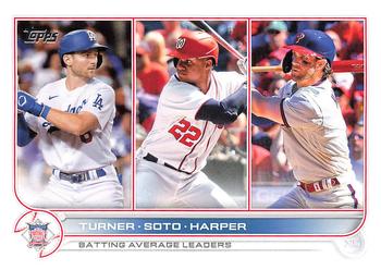 NL Batting Average Leaders (Trea Turner / Juan Soto / Bryce Harper)