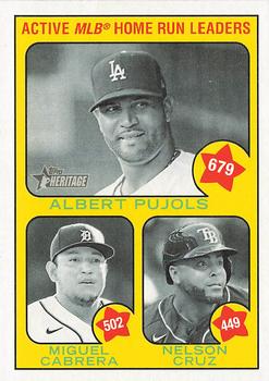 Active MLB Home Run Leaders (Albert Pujols / Miguel Cabrera / Nelson Cruz) AATL