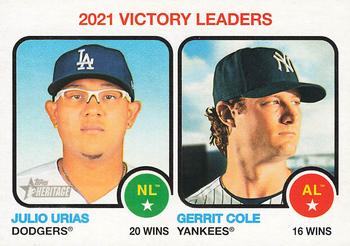 2021 Victory Leaders (Julio Urias / Gerrit Cole)