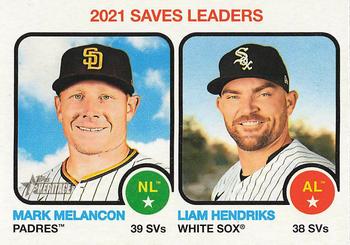 2021 Saves Leaders (Mark Melancon / Liam Hendriks)