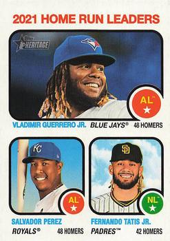 2021 Home Run Leaders (Vladimir Guerrero Jr. / Salvador Perez / Fernando Tatis Jr.)