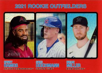 2021 Rookie Outfielders (Henry Ramos / Greg Deichmann / Brian Miller)