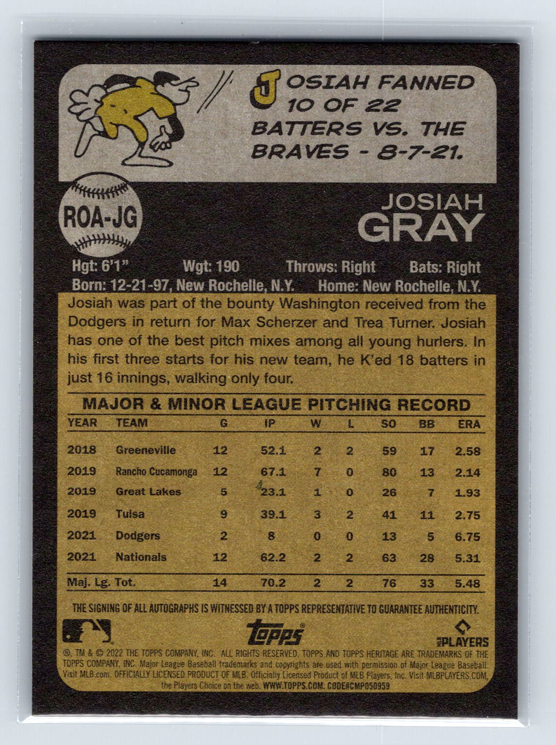 Card back