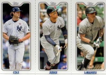 Gerrit Cole / Aaron Judge / DJ LeMahieu