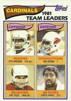 Ottis Anderson / Ken Greene / Pat Tilley / Curtis Greer
