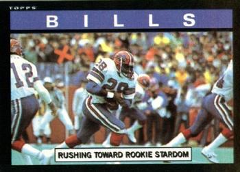 Bills Team Leaders (Rushing Toward Rookie Stardom)
