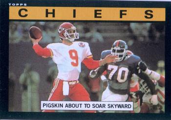 Chiefs Team Leaders (Pigskin About to Soar Skyward)