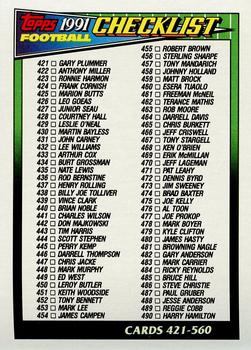 Checklist: 421-560