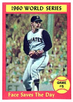 1960 World Series Game #5 - Face Saves The Day
