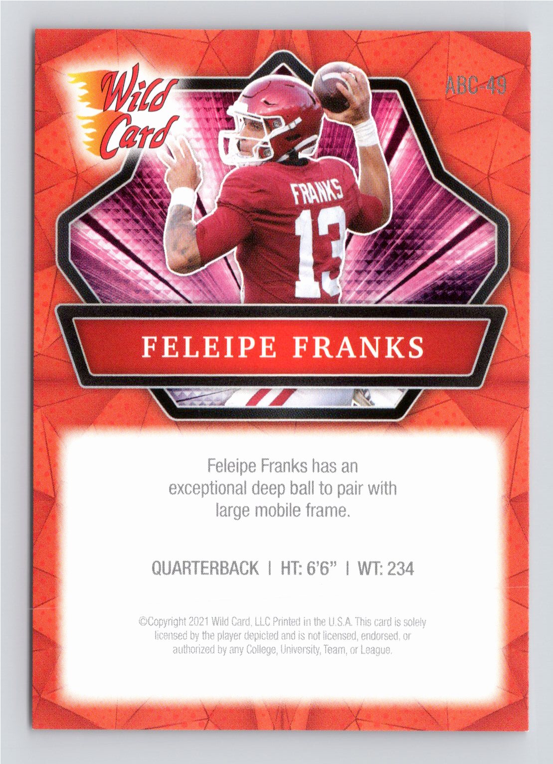 Card back
