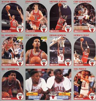 #NNO Scottie Pippen / John Paxson / Michael Jordan / Cliff Levingston / B.J. Armstrong / Stacey King / Dennis Hopson / Horace Grant / Bill Cartwright / Will Perdue 