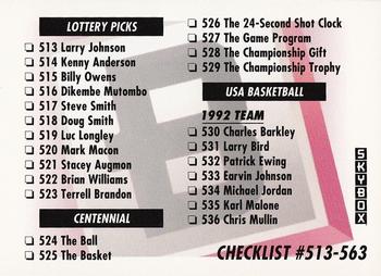 Checklist B: 513-563