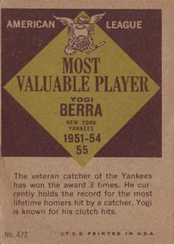 Card back