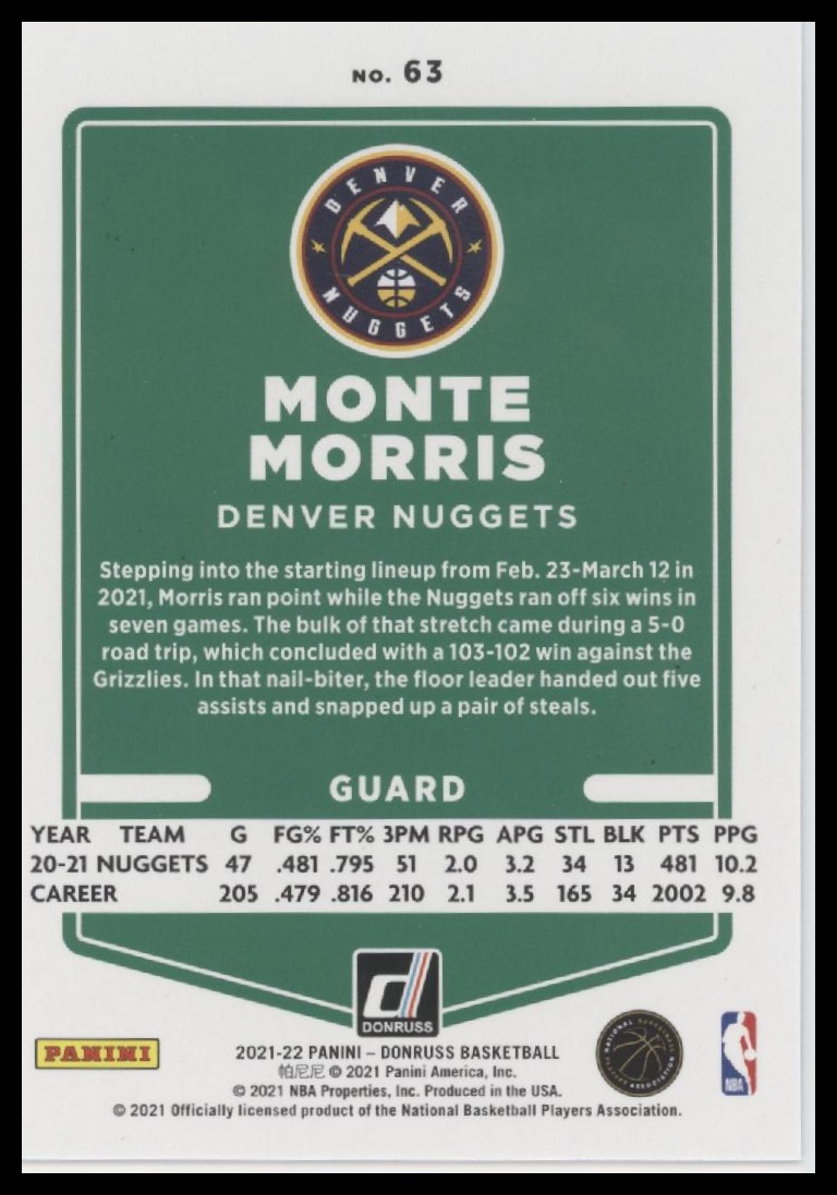 Card back