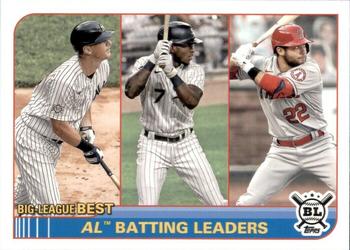 AL Batting Leaders (DJ LeMahieu / Tim Anderson / David Fletcher) LL